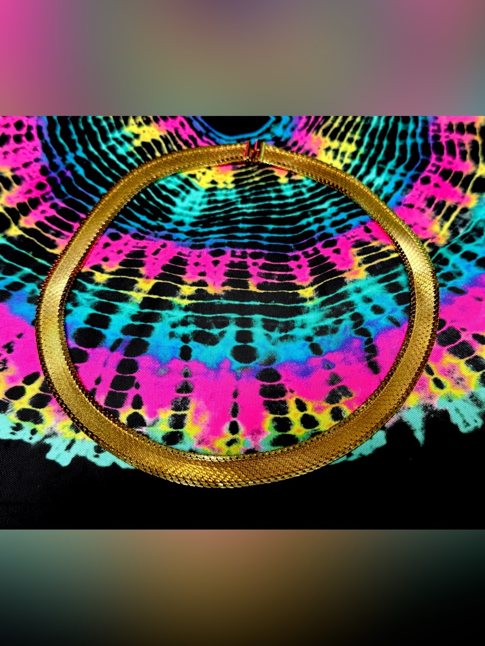 🔥Vintage Monet Gold Plate Herringbone Chain 18" Necklace